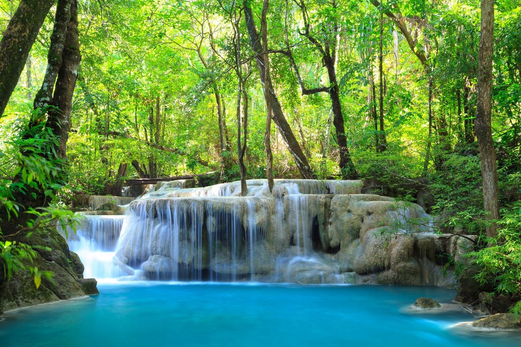 Erawan Waterfall and River Kwai Tour